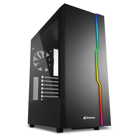 SHARKOON CASE ATX 1XUSB 2.0, 2XUSB 3.0 - Nero